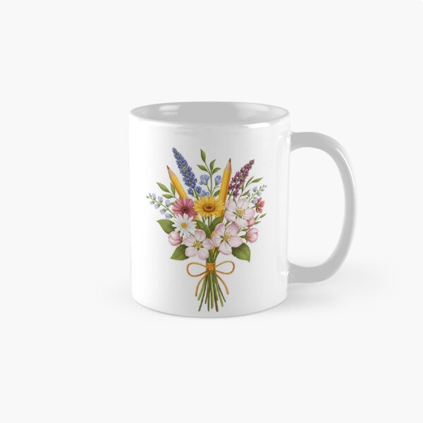 Item preview, Teacher Wildflower Pencil Gift designed and sold by pumsquare.