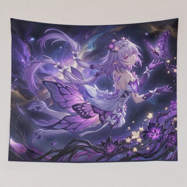 Item preview, Castorice // Honkai: Star Rail - Butterfly Fantasy Galaxy Anime Aesthetic Art designed and sold by Astraphyllia.