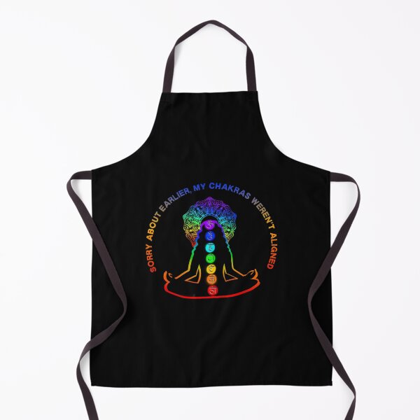 Item preview, Sorry About Earlier My Chakras Weren’t Aligned Funny Meditation Design designed and sold by LyricsWear.