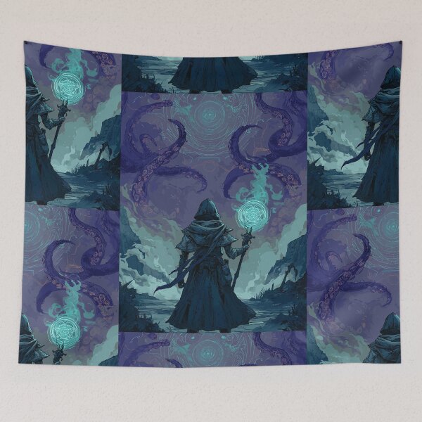 Item preview, Summoning the Abyssal Kraken - Ocean Occult designed and sold by bapupa.