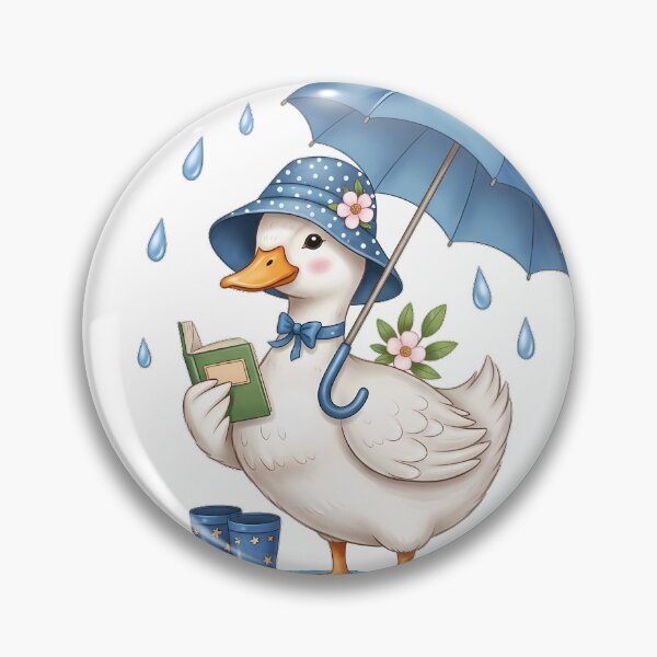 Item preview, Bookish Duck Rainy Day Gift designed and sold by pumsquare.