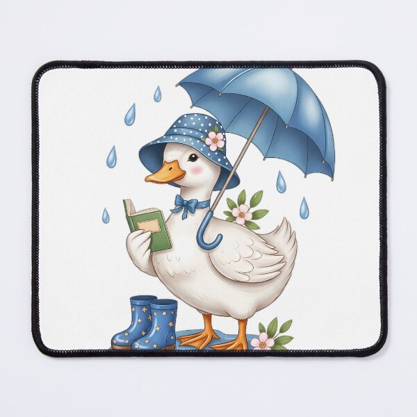 Item preview, Bookish Duck Rainy Day Gift designed and sold by pumsquare.