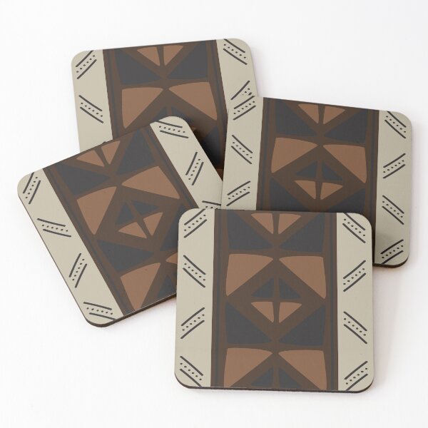Item preview, Traditional Bogolan Pattern from Mali designed and sold by Wolagno.