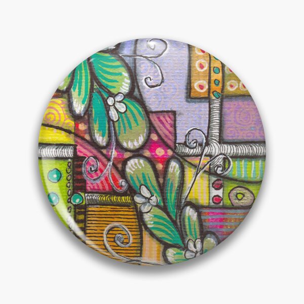 Item preview, Boho Colorful Doodle Pattern  designed and sold by ColorWander.