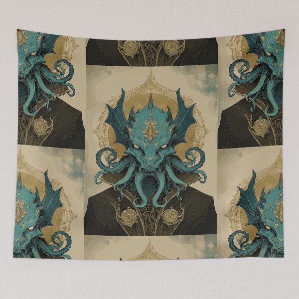 Item preview, Portrait of the Deep Sea Archmage - Ocean Occult designed and sold by bapupa.