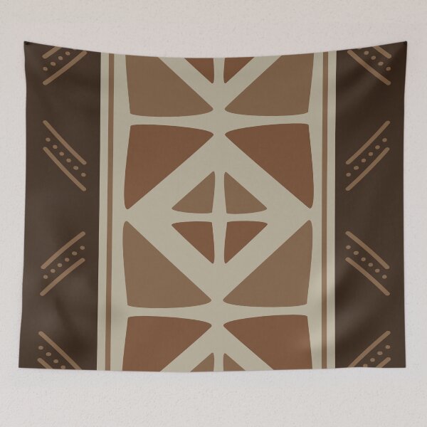 Item preview, Traditional Bogolan Pattern from Mali designed and sold by Wolagno.