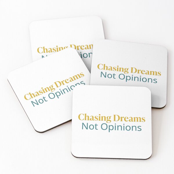 Item preview, Chasing Dreams Not Opinions Aesthetic Typography Art designed and sold by AlanyaArtX.