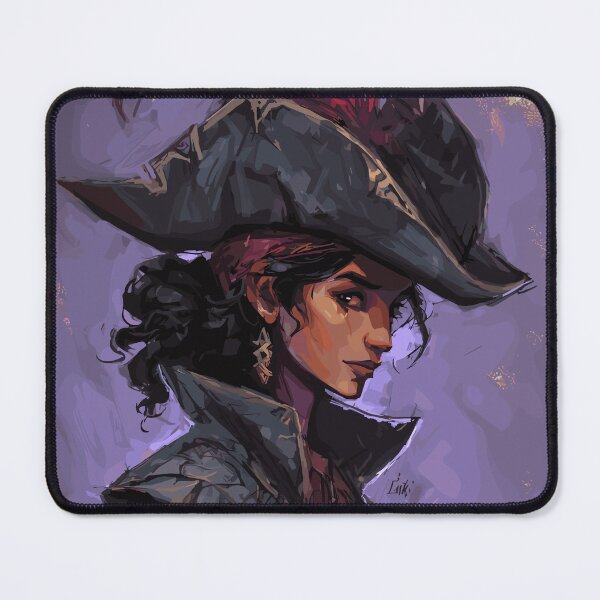 Item preview, Scarlet Plume Corsair - Pirate Witch designed and sold by bapupa.