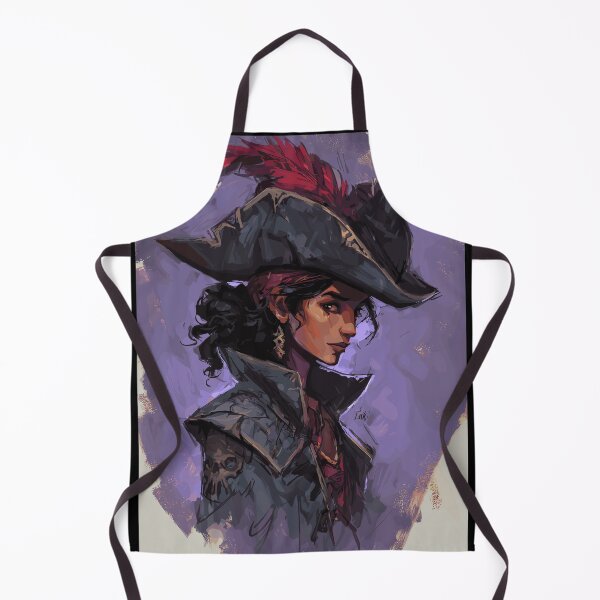 Item preview, Scarlet Plume Corsair - Pirate Witch designed and sold by bapupa.