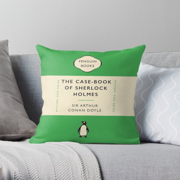 Penguin Classics The Case-Book of Sherlock Holmes Throw Pillow