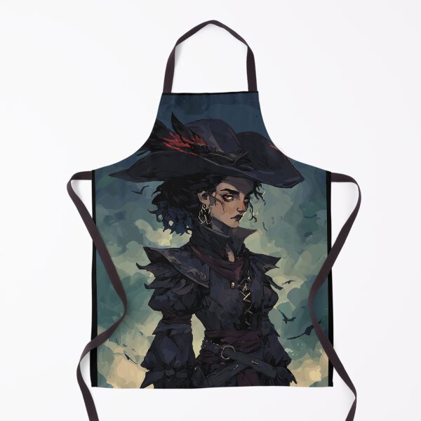 Item preview, Raven-Feathered Captain - Pirate Witch designed and sold by bapupa.