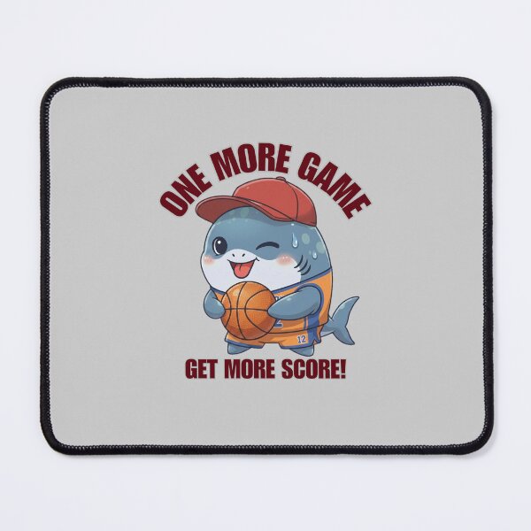 Item preview, Basketball Shark One More Game designed and sold by Nature's Chibis.