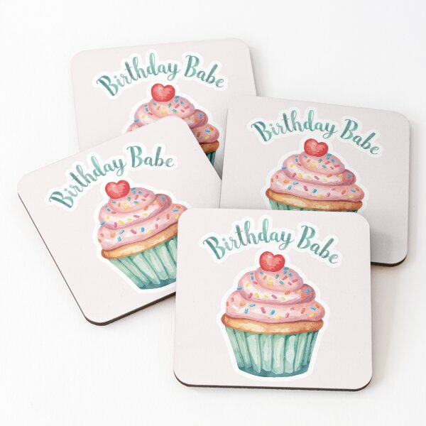 Item preview, Birthday Babe Cupcake  designed and sold by PamLeeDesign.