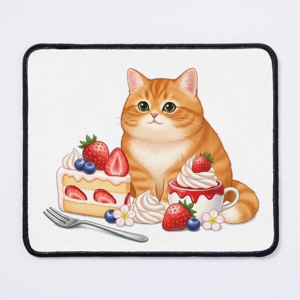 Item preview, Little Treat Strawberry Cat Gift designed and sold by pumsquare.
