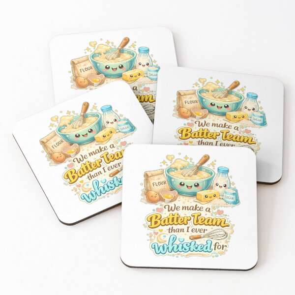 Item preview, We Make a Batter Team – Funny Baking Pun T-Shirt with Whisk Quote designed and sold by RvinJo8.