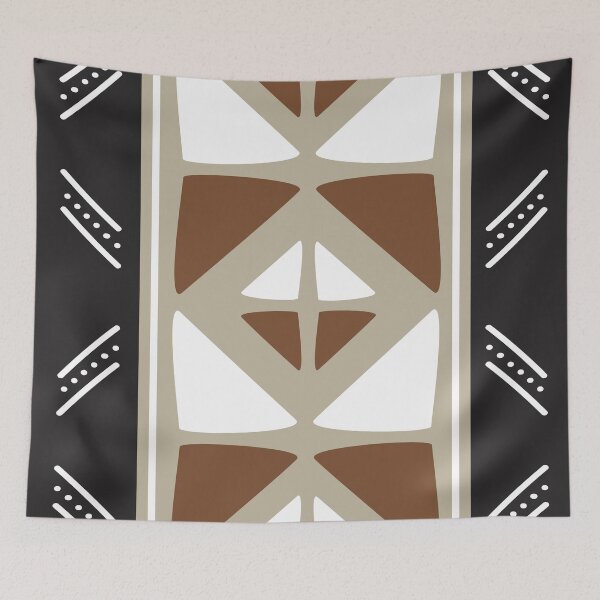 Item preview, Traditional Bogolan Pattern from Mali designed and sold by Wolagno.
