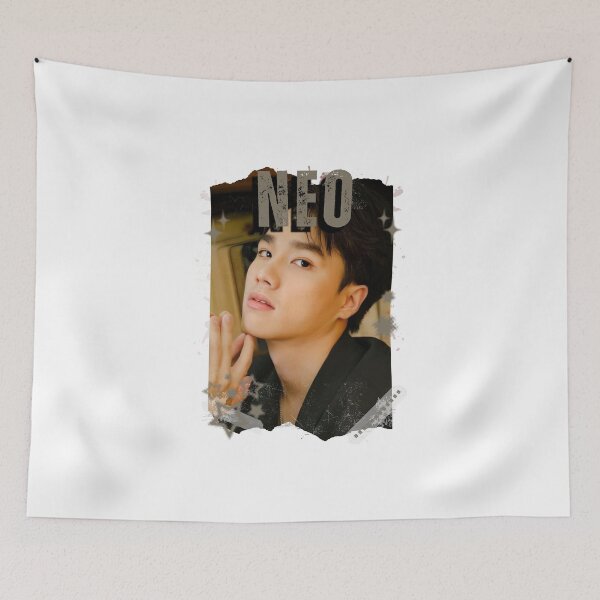 Item preview, Neo (Trai Nimtawat) Thailand Actor Thai drama Entertainment Collage Digital Art Portrait designed and sold by AJUNICE STUDIO.