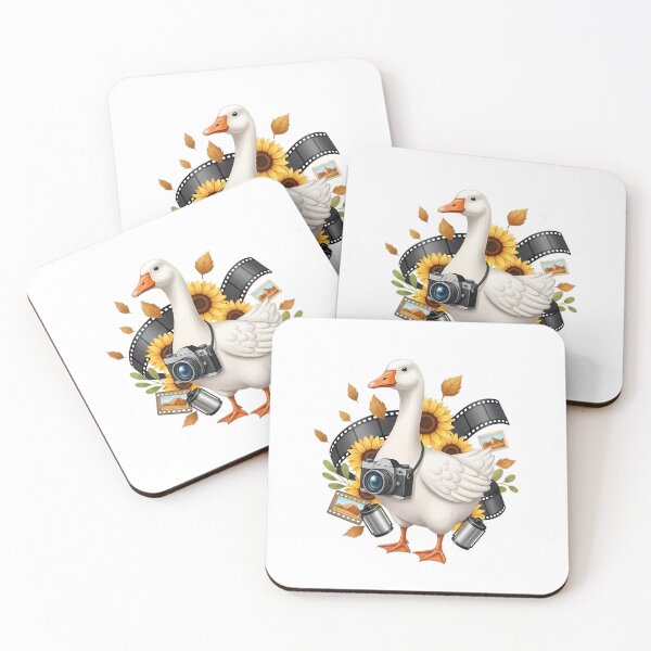 Item preview, Sunflower Camera Goose Gift designed and sold by pumsquare.