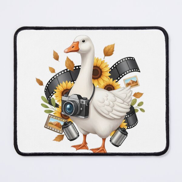 Item preview, Sunflower Camera Goose Gift designed and sold by pumsquare.