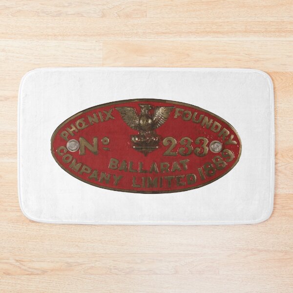 Item preview, Phoenix Foundry Ballarat locomotive builders plate 1889 designed and sold by Ex-Supermodel.