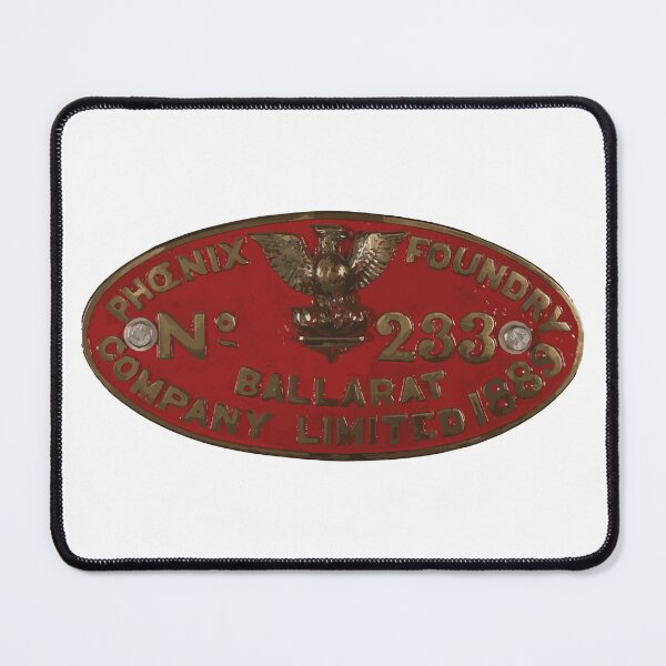 Item preview, Phoenix Foundry Ballarat locomotive builders plate 1889 designed and sold by Ex-Supermodel.