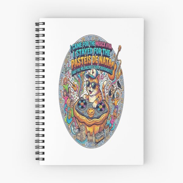 Item preview, Funny Lisbon Music Festival Cat DJ T-Shirt – Pastéis de Nata Lover | Música Viva Portugal Street Art Design designed and sold by Sushikidsntoddlers.