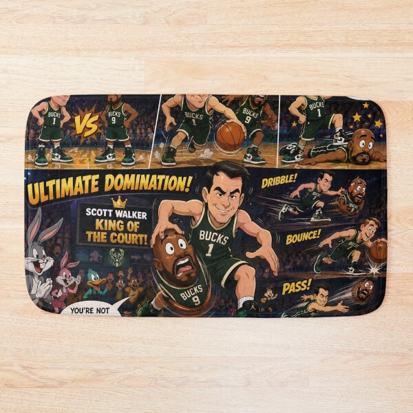 Item preview, Wisconsin Political Basketball Showdown: Scott Walker vs. Mandela Barnes designed and sold by Uniqueartai.