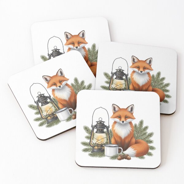 Item preview, Camping Fox Lantern Gift designed and sold by pumsquare.