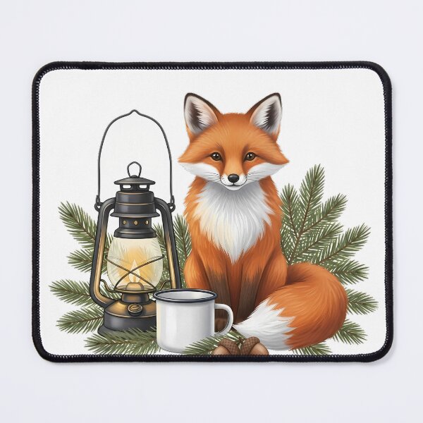 Item preview, Camping Fox Lantern Gift designed and sold by pumsquare.