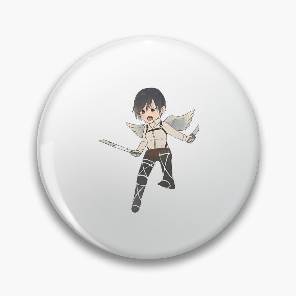 Item preview, Mikasa Ackerman Dual Wielding Chibi designed and sold by LesageSecond.