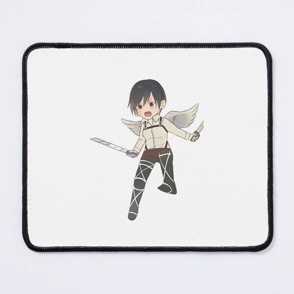 Item preview, Mikasa Ackerman Dual Wielding Chibi designed and sold by LesageSecond.