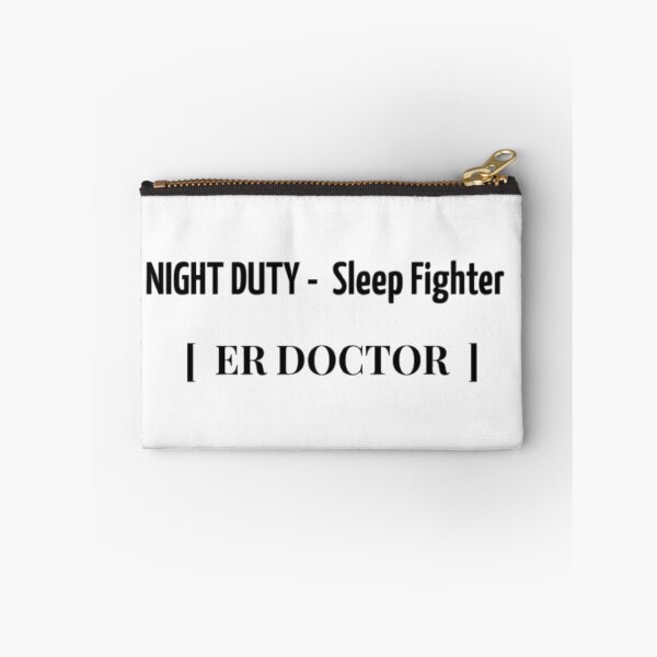 Item preview, Camiseta de médico de urgencias "Luchador contra el sueño en el turno de noche" | Camiseta con humor para el turno de noche en el ámbito médico designed and sold by OffScripted.