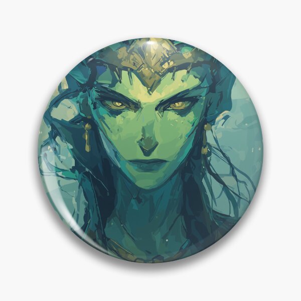Item preview, Gaze of the Tidal Sorceress - Sea Witchery designed and sold by bapupa.