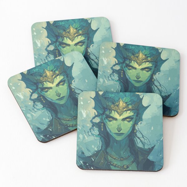 Item preview, Gaze of the Tidal Sorceress - Sea Witchery designed and sold by bapupa.