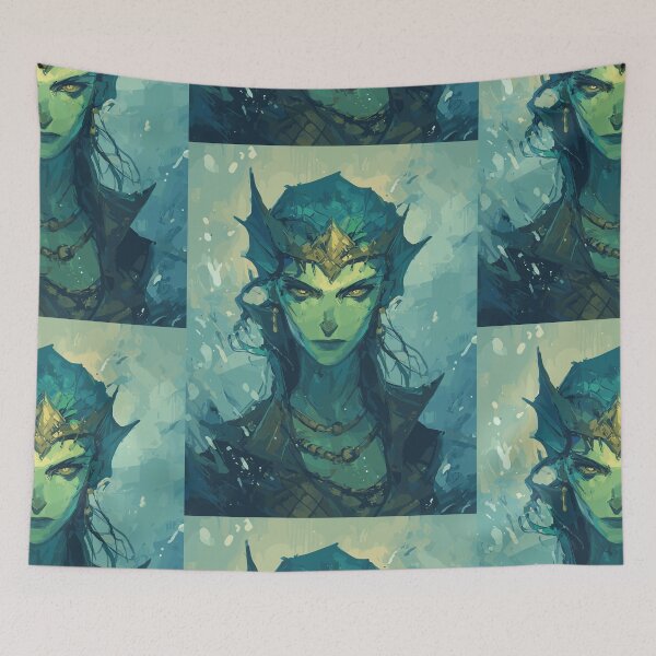 Item preview, Gaze of the Tidal Sorceress - Sea Witchery designed and sold by bapupa.