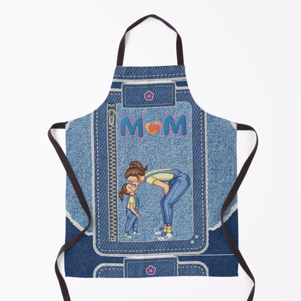 Item preview, Denim Style Mom and Child Love designed and sold by Nikaandmom.