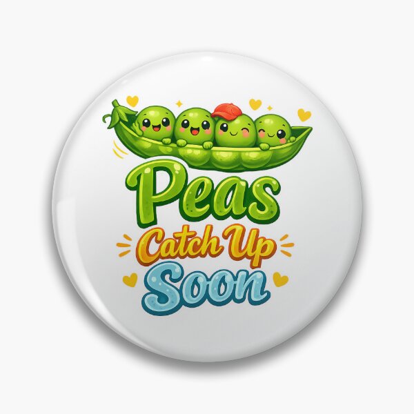 Item preview, Peas Catch Up Soon – Cute Funny Pea Pun Design designed and sold by RvinJo8.