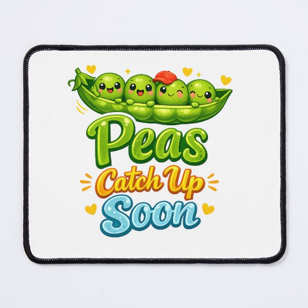 Item preview, Peas Catch Up Soon – Cute Funny Pea Pun Design designed and sold by RvinJo8.
