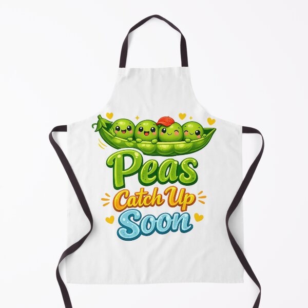 Item preview, Peas Catch Up Soon – Cute Funny Pea Pun Design designed and sold by RvinJo8.