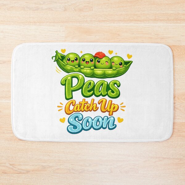 Item preview, Peas Catch Up Soon – Cute Funny Pea Pun Design designed and sold by RvinJo8.