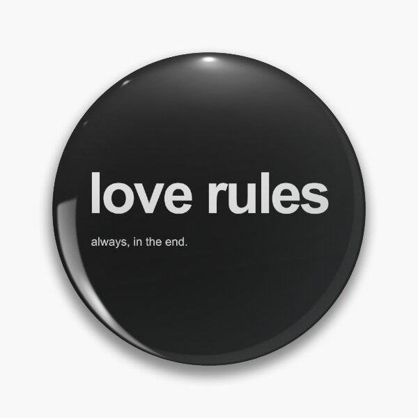 Item preview, Love Rules Always in the End. Minimalist Typography Aesthetic designed and sold by Tea with Goldy.