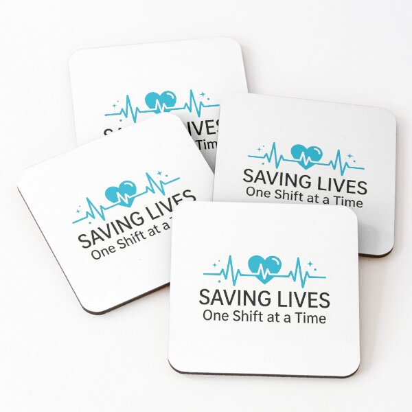 Item preview, Saving Lives One Shift at a Time Nurse designed and sold by NurseMood.