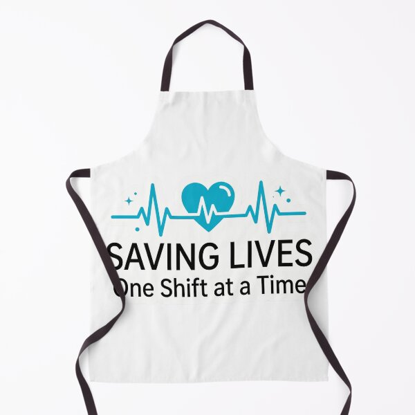 Item preview, Saving Lives One Shift at a Time Nurse designed and sold by NurseMood.