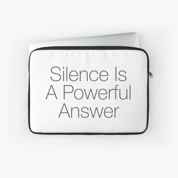 Item preview, Silence Is A Powerful Answer Minimalist Wisdom Quote designed and sold by AlanyaArtX.