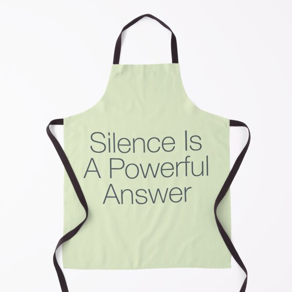 Item preview, Silence Is A Powerful Answer Minimalist Wisdom Quote designed and sold by AlanyaArtX.