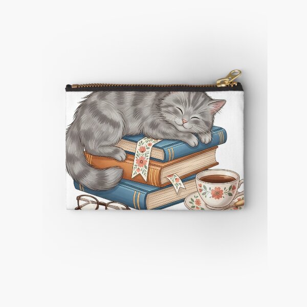 Item preview, Book Club Cat Bookmark Gift designed and sold by pumsquare.