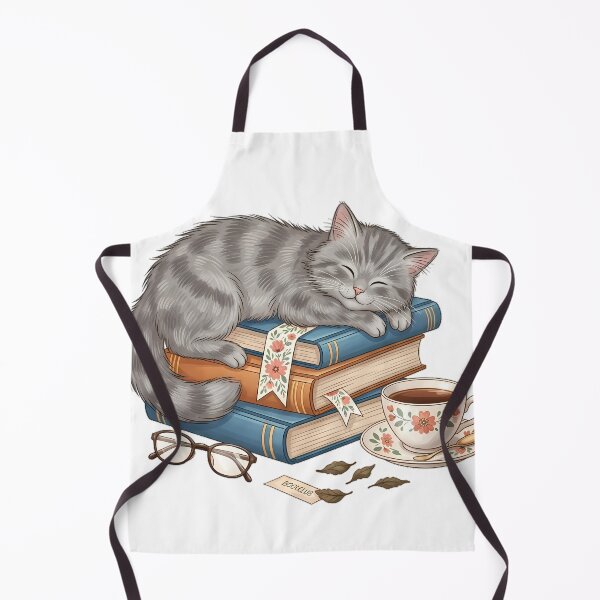 Item preview, Book Club Cat Bookmark Gift designed and sold by pumsquare.