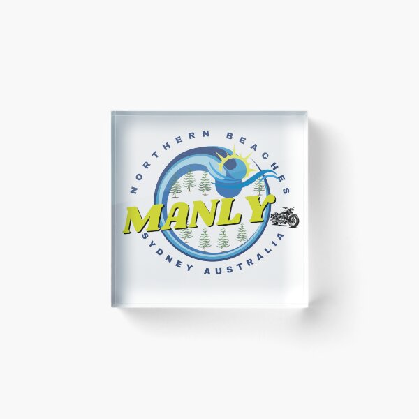 Item preview, MANLY BEACH SYDNEY AUSTRALIA STICKER LOGO DESIGN PRINT designed and sold by LOSTMANLY.