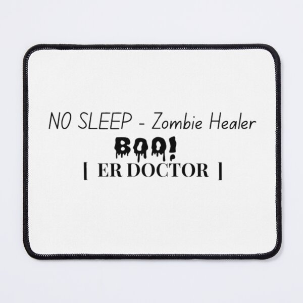 Item preview, No Sleep Zombie Healer ER Doctor T-Shirt | Funny Medical Tee designed and sold by OffScripted.