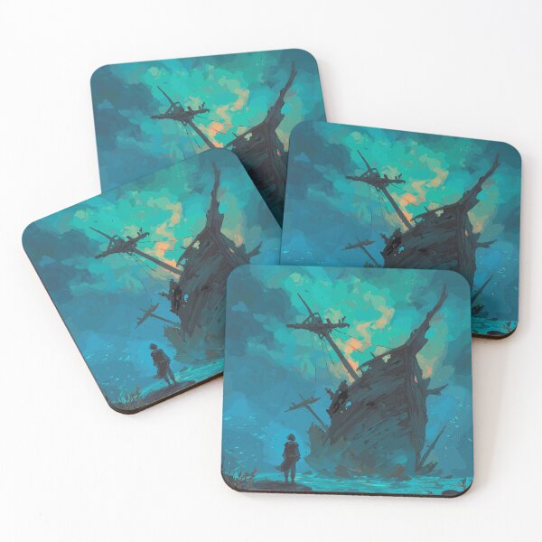 Item preview, Eternal Watcher of the Deep - Shipwreck Horror designed and sold by bapupa.